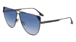 Victoria Beckham VB239S6309319 Moteri&scaron;ki kvadratiniai akiniai nuo saulės, juodas acetatas, pilki gradientiniai lę&scaron;iai, 63 mm