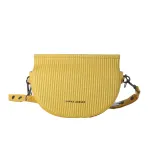 Laura Ashley Women's Band Yellow Crossbody Bag (23x15x9 cm)