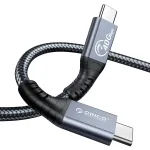 ORICO Thunderbolt 4 kabelis USB-C 40 Gbps 8K60Hz PD 100W 2m Juodas
