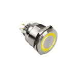DimasTech PD197 25 mm Silverline Ring vandalizmui atsparus mygtukas
