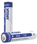 XTAR AAA 1,5 V 750 mAh Įkraunama Ličio jonų baterija (4 vnt.) su apsauga