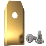 EXTRA DIGITAL Robotic Lawnmower Blades, 35x18x0.75 mm, Titanium Coated, 30 vnt.