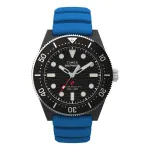 Timex Expedition North Field Post Solar vyri&scaron;kas laikrodis TW2Y02500 &ndash; 43 mm juodas ciferblatas, žalias audinio dirželis, safyro stiklas