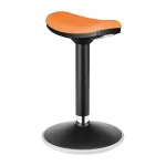 LOGILINK EO0071 Ergonominė auk&scaron;čio reguliavimo svyruojanti kėdė, oranžinė &ndash; 120 kg talpa, dujinis amortizatorius