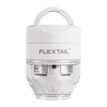 Flextail Tiny Pump 3X ne&scaron;iojamas elektrinis siurblys su LED žibintuvėliu, USB-C, baltas