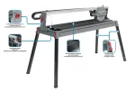 GRAPHITE TOP-59G891 Rankinis plytelių pjaustytuvas 600 mm su volframo karbido disku