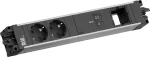 Bachmann STEP ALU 2x Schuko 1x USB-C 100W 1x Custom Module maitinimo skirstytuvas