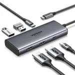 UGREEN Revodok Pro 206 USB-C 6-in-1 &scaron;akotuvas (15852)