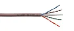 EMITER Cat.6 U/UTP 450MHz LS0H B2ca vientiso vario tinklo kabelis, 4x2x23AWG, 305m ritė dėžėje