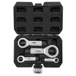 NEO TOOLS veržlių skaldytuvų rinkinys 4 vnt. 9-27mm CrV plieno su dėklu TOP-11-925
