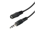 Vivanco VVAXJACK15MFK 3,5 mm garso ilginimo laidas 1,5 m juodas