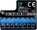BLEBOX wLightBox v3 WiFi I/O modulis 1x įėjimas dvejetainis 1x RGBW/CCT LED i&scaron;ėjimas