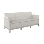 KETER Scandi Form 3 vietų sodo sofa pebble gray/light beige
