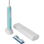 Oral-B Pro 1 Cross Action Caribbean Blue su kelioniniu dėklu, elektrinis dantų &scaron;epetėlis mėlynas