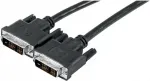 EXERTIS CONNECT DVI-D Single Link kabelis 5m, 18+1 kontaktų, auksuoti, dvigubai ekranuoti, juodas 127485