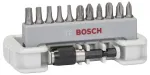 Bosch 2607017578 34 dalių grąžtų ir atsuktuvų antgalių rinkinys su HSS-TiN metalo, mūro ir medienos grąžtais X-Line dėkle