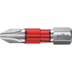 Wiha 7011TY Phillips PH2 x 29 mm atsuktuvų antgaliai, 25 vnt., 1/4 colio &scaron;e&scaron;iakampis 42539