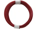 Donau Elektronik 110-0 lankstusis montažinis laidas 1 x 0,04 mm&sup2; raudonas 10 m