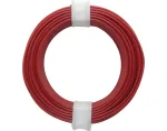 Donau Elektronik 118-0 lankstusis montažinis laidas 1 x 0,14 mm&sup2; raudonas 10 m