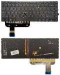 HP EliteBook 845 G7 klaviatūra su ap&scaron;vietimu ir Trackpoint, US English (QWERTY), juoda