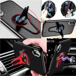 CYOO 360&deg; besisukantis magnetinis automobilio telefono laikiklis, tvirtinamas prie oro ventiliacijos angos, skirtas iPhone X/XS - pilkas CY121002