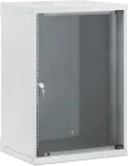 Intellinet 19 inch sieninis tinklo spintos korpusas, Basic Line, 15U, 400 mm gylio, pilkas RAL 9005 (716727)