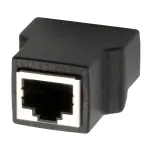 EXSYS EX-49112 RJ45 moteri&scaron;kas į 8 kontaktų gnybtų bloko adapteris su mygtuku, CAT.5e