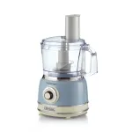Virtuvinis kombainas ARIETE Vintage Line 1781/05 &mdash; 1000 W, 2,1 L dubuo, sukamoji valdymo rankenėlė, nerūdijančio plieno peilis, mėlyna