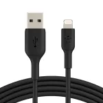 Belkin PVC USB-A &ndash; Lightning 3m Juoda