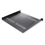 StarTech.com 1U serverinė lentyna &ndash; universali ventiliuojama konsolinė lentyna 19 inch tinklo įrangos stovui &ndash; plieninė, 20 kg talpa, 16 colių gylio, juoda