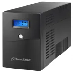 PowerWalker VI 3000 SCL FR Line-Interactive UPS, 3000 VA / 1800 W, 4 lizdai (E tipo), LCD, USB