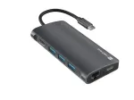 Dokavimo stotelė NATEC NMP-2162 USB 3.2 Gen 1 Type-C pilka, laidinė