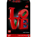 LEGO ART 31214 LOVE &ndash; Statomas pop meno modelis