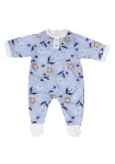 Kombinezonas lėlei ZAPF BABY born Romper mėlynas, 43 cm, audinys, užsegamas, nuo 3 m.