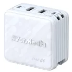 AVerMedia GC313 Universal White AC greitas įkrovimas vidaus maitinimo &scaron;akotuvas