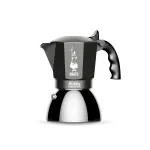 Kavos virimo aparatas BIALETTI BRIKKA INDUCTION 4TZ 180 ml Antracitas, Sidabras