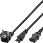 Microconnect PE011418 Y tipo maitinimo kabelis Schuko &ndash; 2&times; IEC (C13 + C5)