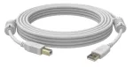 USB kabelis Vision 5m USB 2.0 A-B baltas