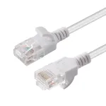 Microconnect V-UTP6075W-SLIM tinklo kabelis 7,5 m Cat6 U/UTP (UTP) baltas
