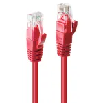 Lindy 0,3 m Cat.6 U/UTP tinklo laidas, raudonas