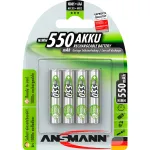 ANSMANN Blister 4 x AAA 550 mAh įkraunama baterija