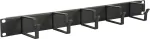 Kabelių valdymo panelė LOGON RAO100BL Juodas Aliuminis 48.3 cm