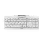 CHERRY SECURE BOARD 1.0 klaviatūra, biuro, USB, QWERTZ, voki&scaron;ka, pilka