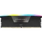 CORSAIR atminties rinkinys 48 GB (2 &times; 24 GB) DDR5 5200 MHz CL38 Vengeance RGB juodas