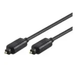 goobay AVK 220-1000 skaitmeninis optinis garso kabelis, Toslink, 10 m, juodas