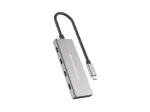 Conceptronic HUBBIES16G USB 3.2 Gen 2 (3.1 Gen 2) tipo C 4 prievadų USB mazgas 10000 Mbit/s pilka