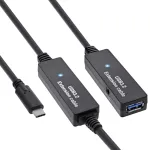 InLine USB 3.2 Gen.1 aktyvus ilgintuvas, USB-C (vyri&scaron;kas) į USB-A (moteri&scaron;ka), 10 m
