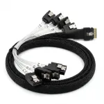 Vidinis kabelis BROADCOM x8 8654 į 8&times;1 SATA, 1 m ilgio