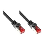 Tinklo kabelis Alcasa 8060-005S RJ-45 Cat6 0,5 m juodas