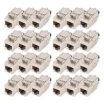 Digitus DN-93816-24 CAT 8.1 Keystone modulis, ekranuotas, montavimas be įrankių, 25/40GBase-T, sidabrinis, 24 vnt.